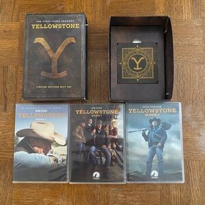 Yellowstone DVD Limited Edition Gift set.  Seasons 1-3